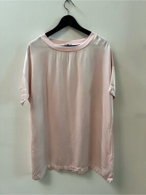Pj Harlow Stoney size 1 Light Pink Short Sleeve Sleep Top